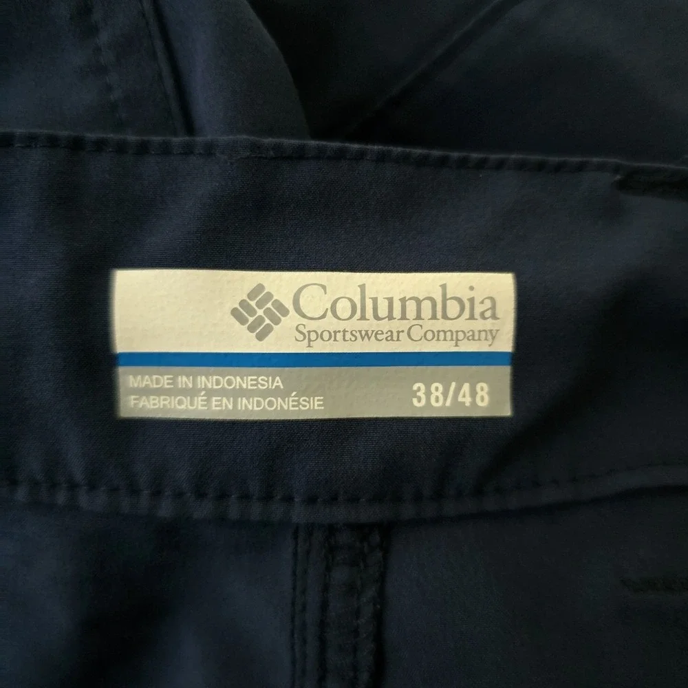 Columbia Shorts Mens Size 40 Hybrid Trek Shorts Omni Wick Omni Shade Casual Blue